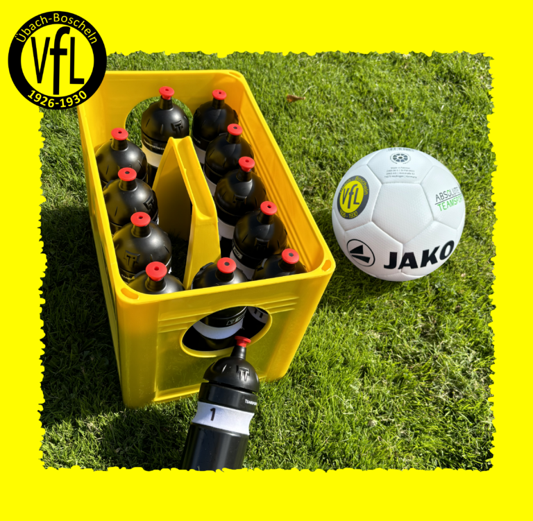 Neues aus der Jugend: Wasserflaschen-Sets für unsere Jugendteams