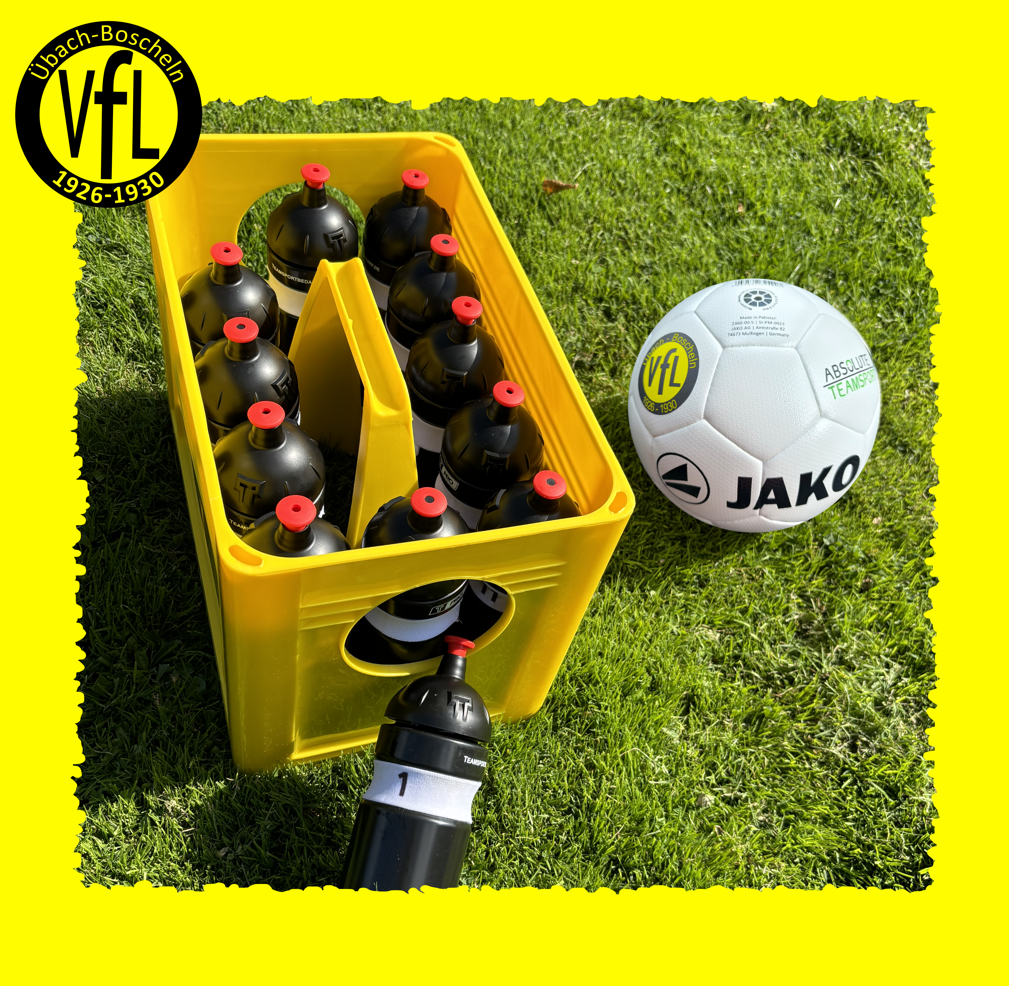 Neues aus der Jugend: Wasserflaschen-Sets für unsere Jugendteams